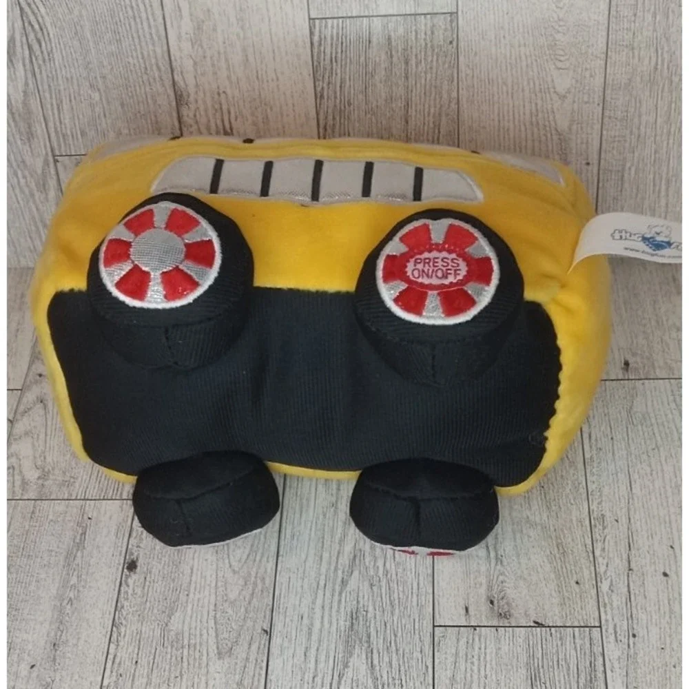 HugFun Yellow School Bus Singing Wheels on the Bus Go Round and Round Works Good
